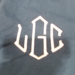 BLOOPER CLOTHING: Monogrammed Sweatshirt Cardigan