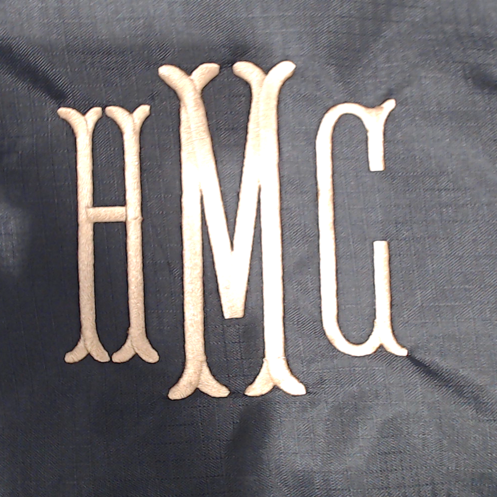 BLOOPER BAG: Monogrammed Packable Backpack