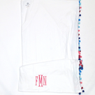 BLOOPER SWIM: Monogrammed Pom Pom Cover Up