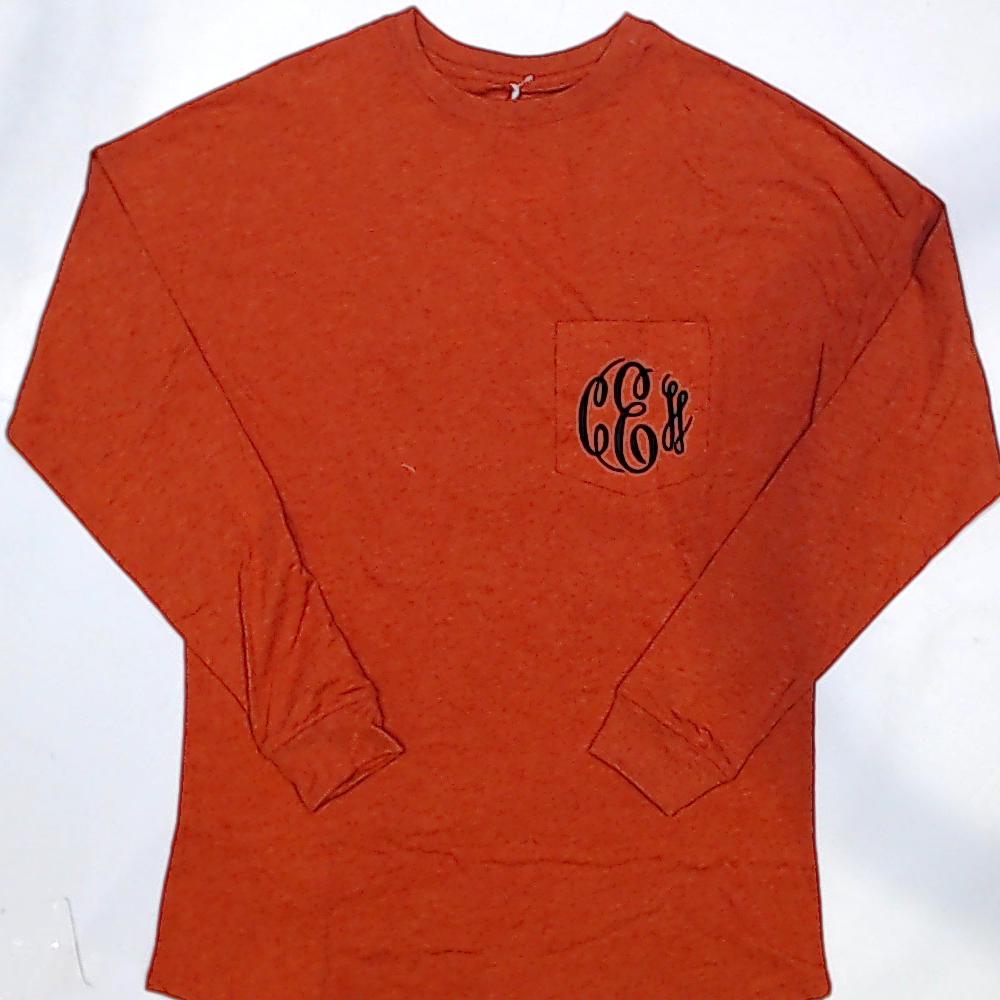 BLOOPER CLOTHING: Monogrammed Long Sleeve Shirt