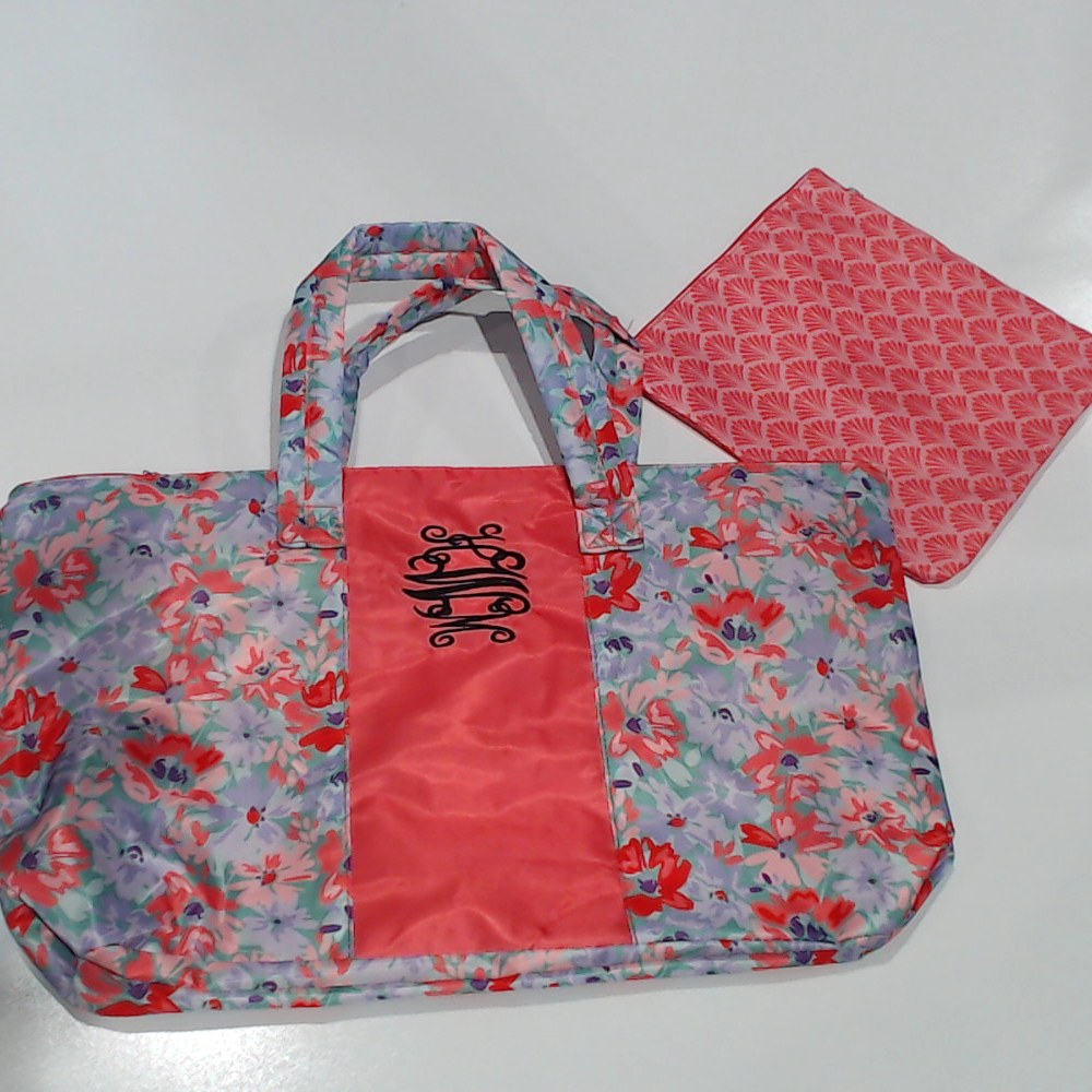 BLOOPER BAG: Monogrammed Packable Weekend Duffel Bag
