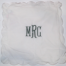 BLOOPER ACCESSORY: Monogrammed Pillow Sham