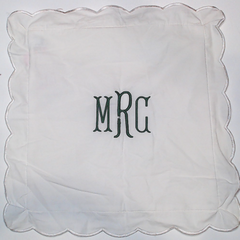 BLOOPER ACCESSORY: Monogrammed Pillow Sham