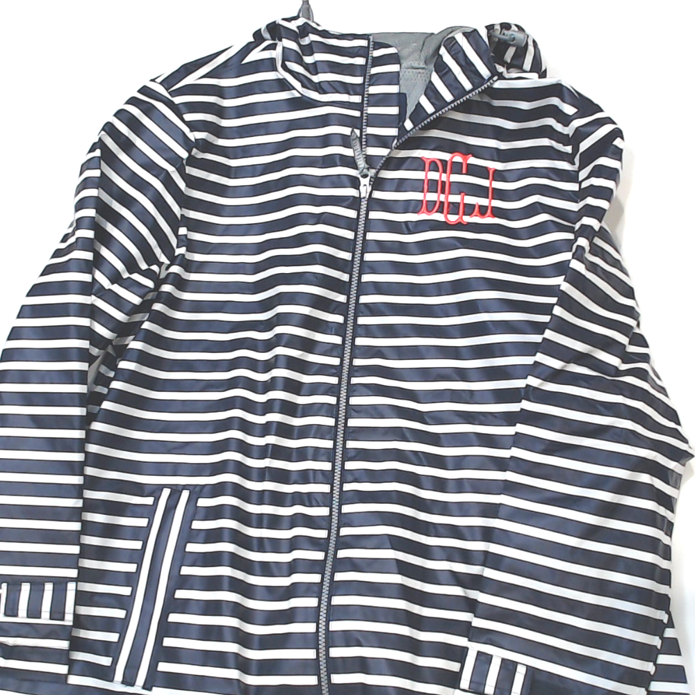BLOOPER CLOTHING: Monogrammed New England Rain Jacket