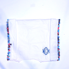 BLOOPER SWIM: Monogrammed Pom Pom Cover Up