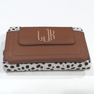 BLOOPER BAG: Monogrammed Phone Wallet Wristlet
