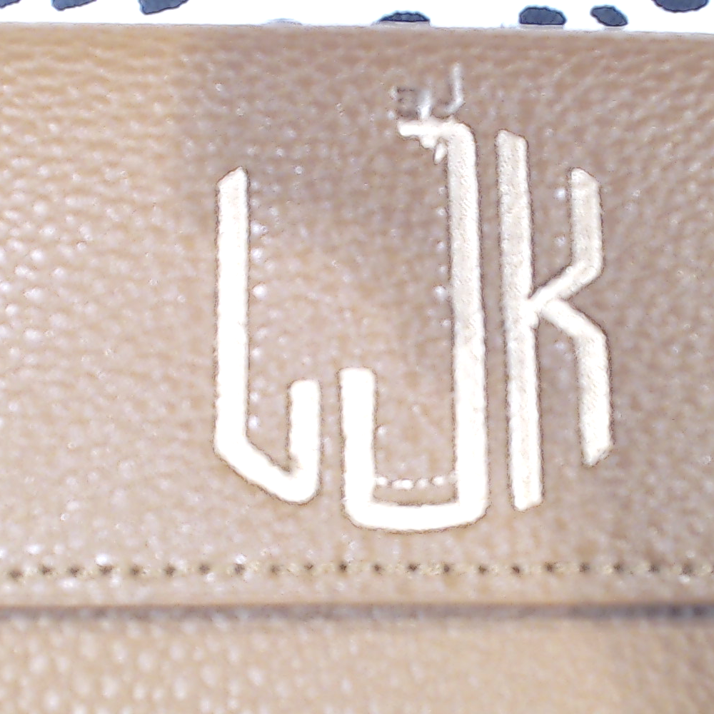 BLOOPER BAG: Monogrammed Phone Wallet Wristlet