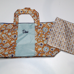 BLOOPER BAG: Monogrammed Packable Weekend Duffel Bag
