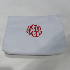 BLOOPER BAG: Monogrammed Terry Toiletry Bag
