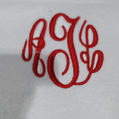 BLOOPER BAG: Monogrammed Terry Toiletry Bag