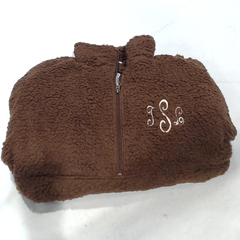 BLOOPER CLOTHING: Monogrammed Sherpa Pullover