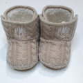 BLOOPER KIDS: Monogrammed Baby Booties