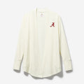 Alabama Crimson Tide Sweatshirt Cardigan in Heathered Oatmeal