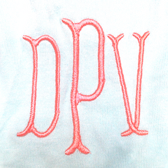 BLOOPER KIDS: Monogrammed Baby Bib
