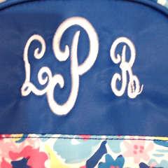 BLOOPER KIDS: Monogrammed Backpack