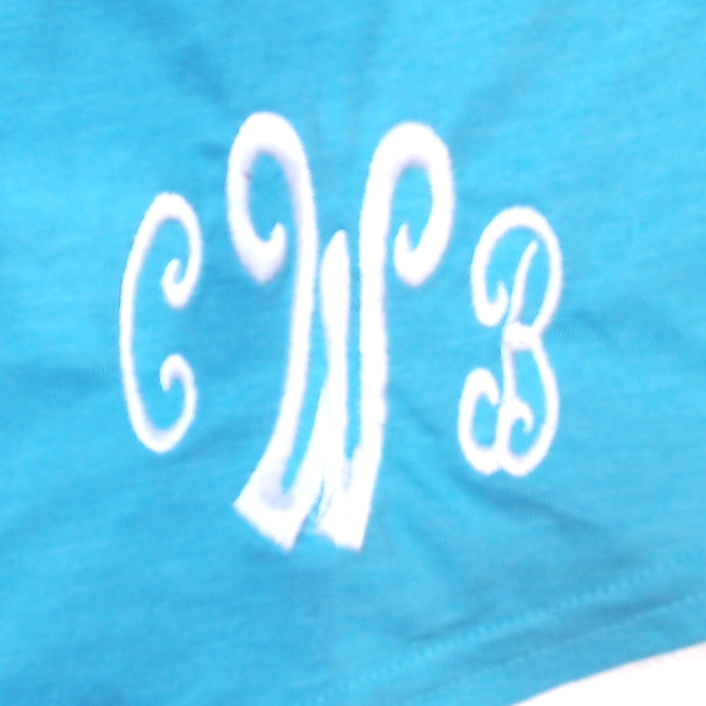 BLOOPER CLOTHING: Monogrammed Scalloped Tank Top