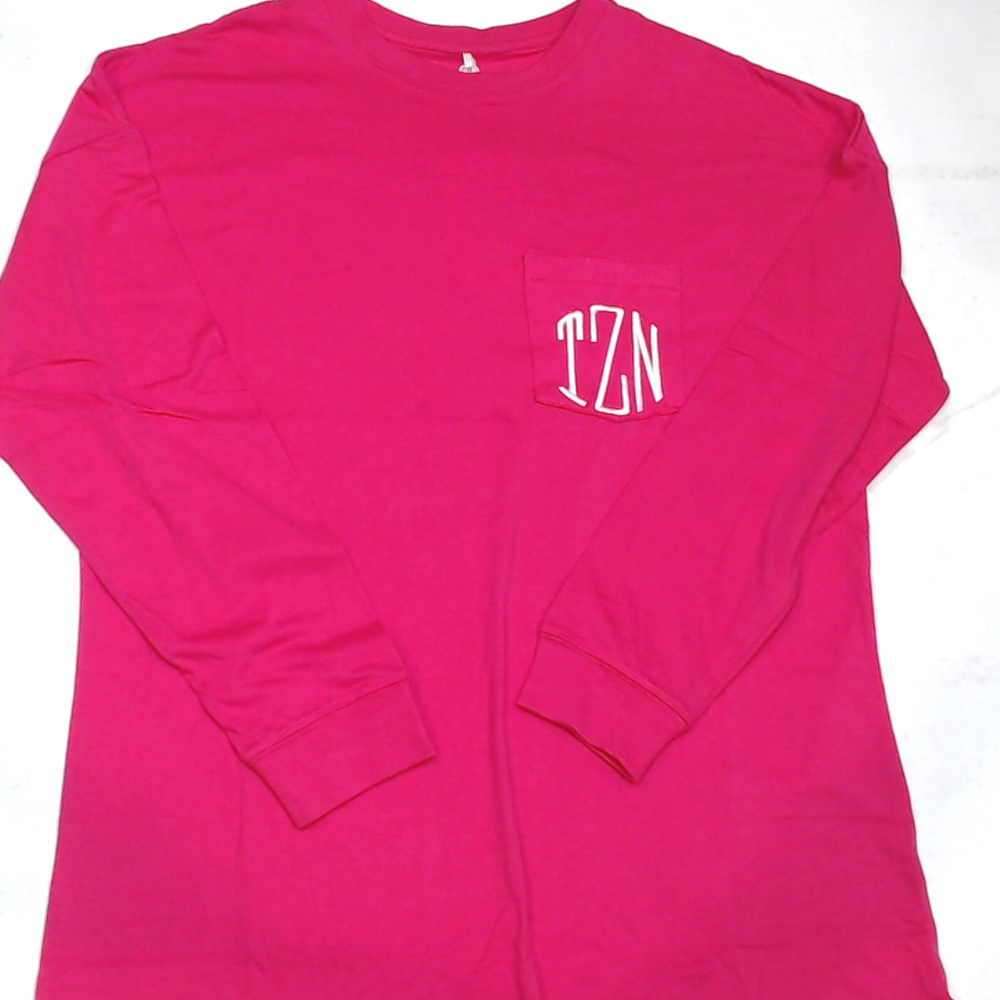BLOOPER CLOTHING: Monogrammed Long Sleeve Shirt