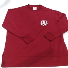 BLOOPER CLOTHING: Monogrammed Crewneck Sweatshirt