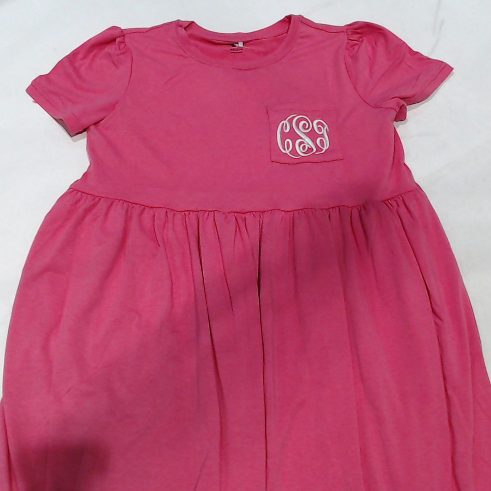 BLOOPER CLOTHING: Monogrammed T-Shirt Dress
