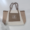 BLOOPER BAG: Monogrammed Colorblock Tote Bag