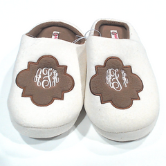 BLOOPER SHOES: Monogrammed Slippers
