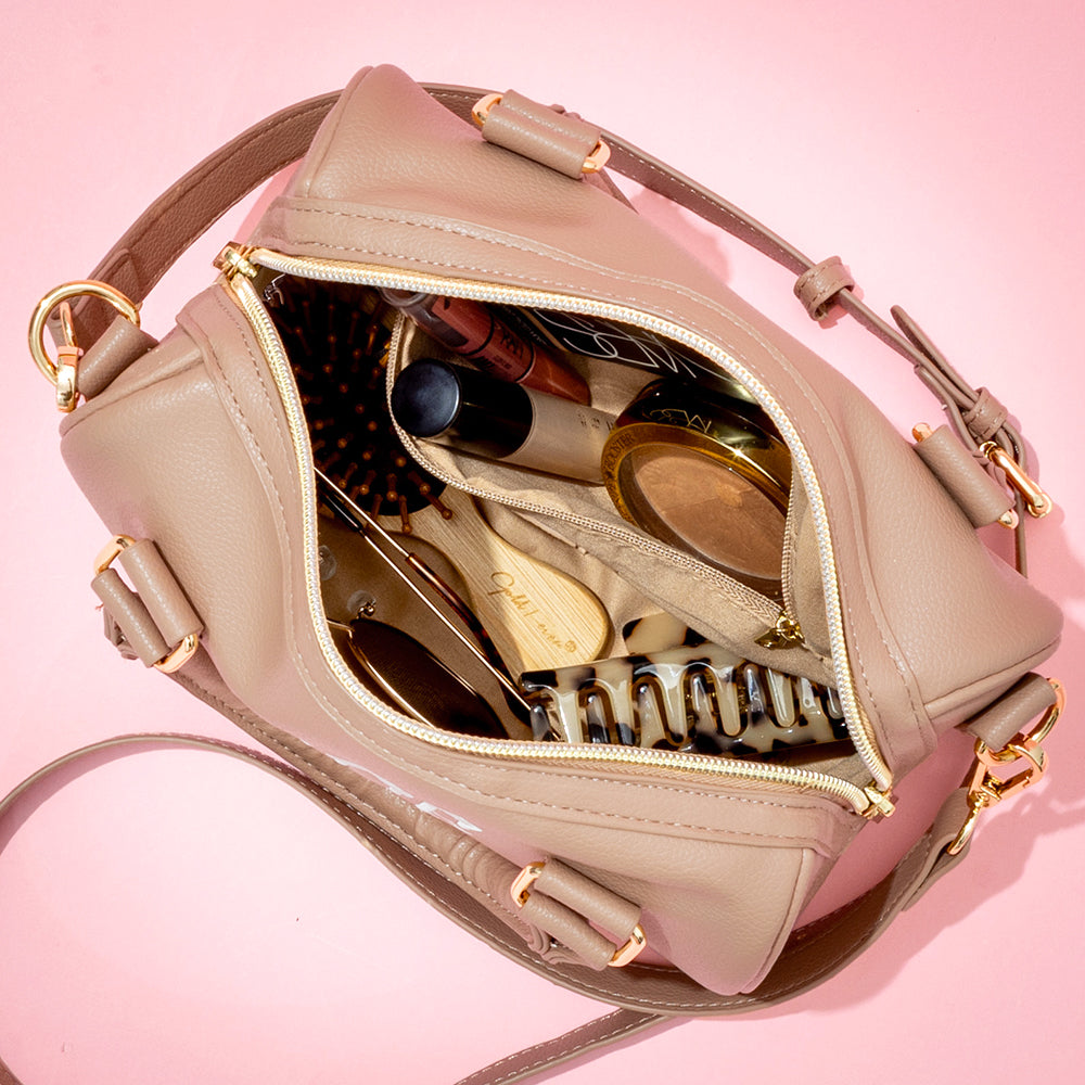 inside tan harper handbag