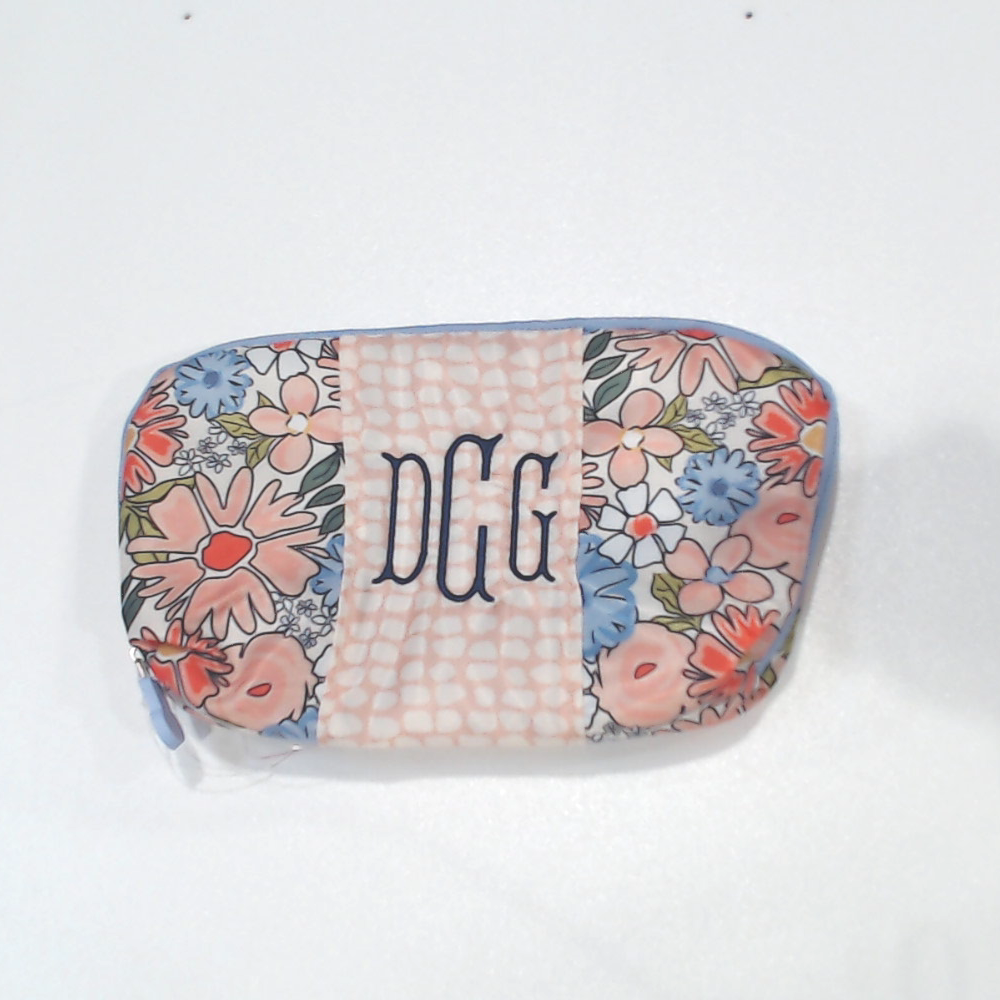 BLOOPER BAG: Monogrammed Tech Pouch Organizer