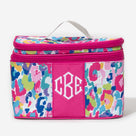 Monogrammed Train Case | Watercolor Cheetah