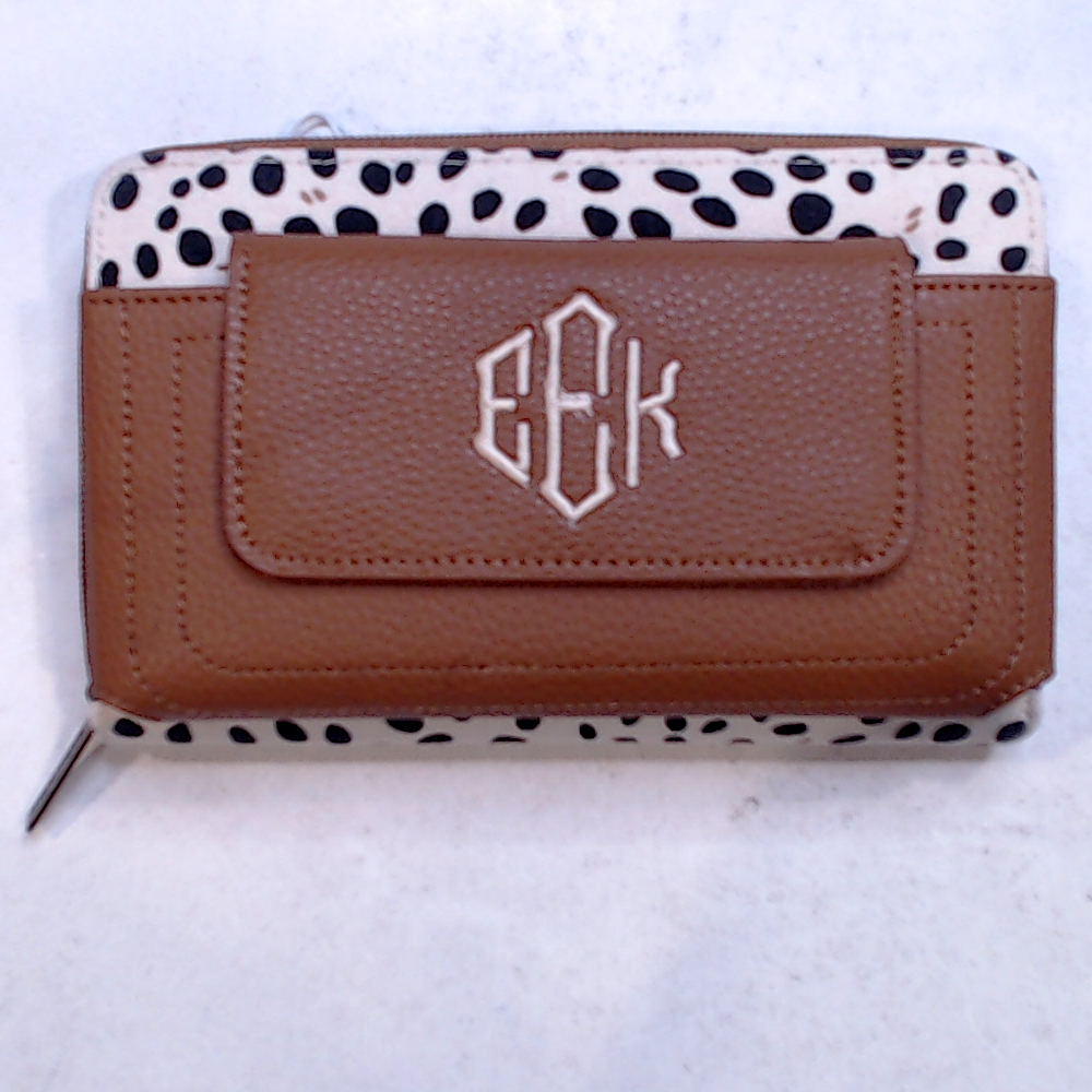 BLOOPER ACCESSORY: Monogrammed Phone Wallet Wristlet