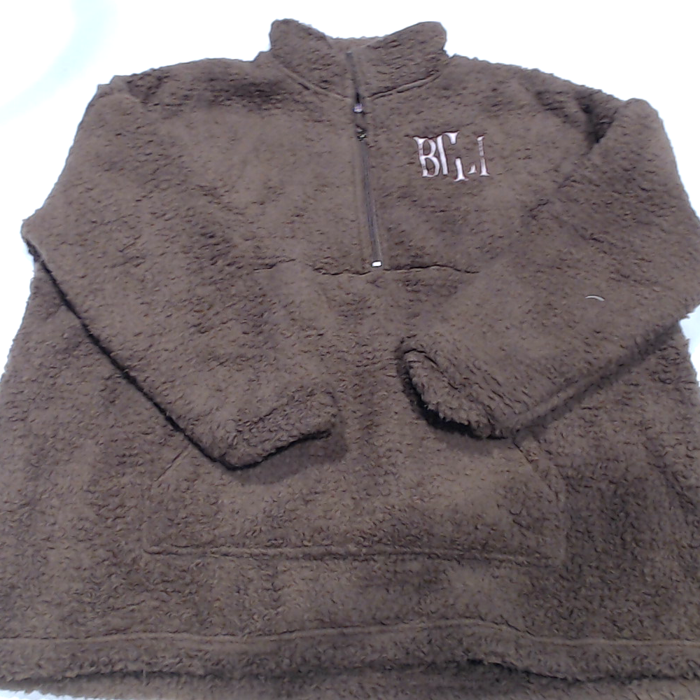 BLOOPER CLOTHING: Monogrammed Sherpa Pullover