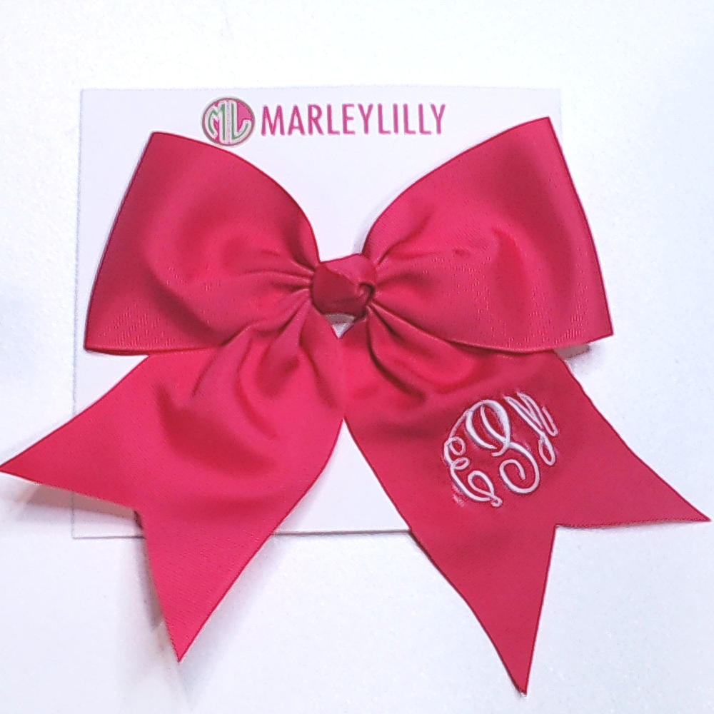 BLOOPER ACCESSORY: Monogrammed Girls Hair Bow