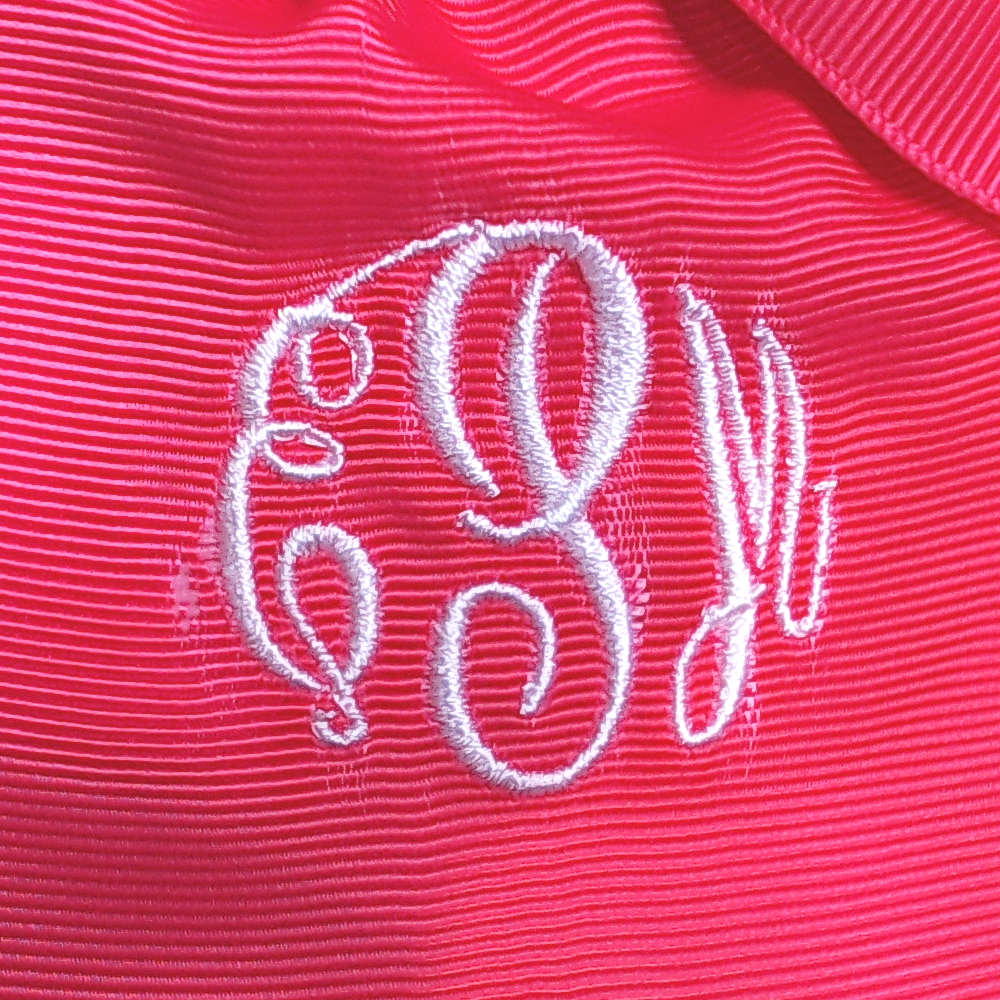 BLOOPER ACCESSORY: Monogrammed Girls Hair Bow