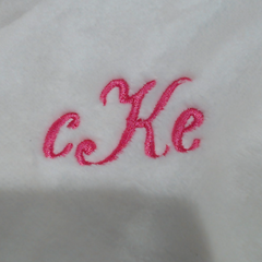 BLOOPER KIDS: Monogrammed Baby Blanket
