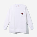 Texas Tech Red Raiders Crewneck Sweatshirt in White