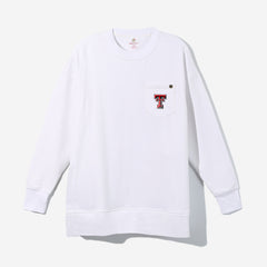Texas Tech Red Raiders Crewneck Sweatshirt in White
