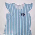 BLOOPER CLOTHING: Monogrammed Ruffle Top