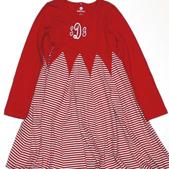 BLOOPER KIDS: Monogrammed Kids Twirl Dress