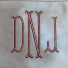 BLOOPER BAG: Monogrammed Wristlet
