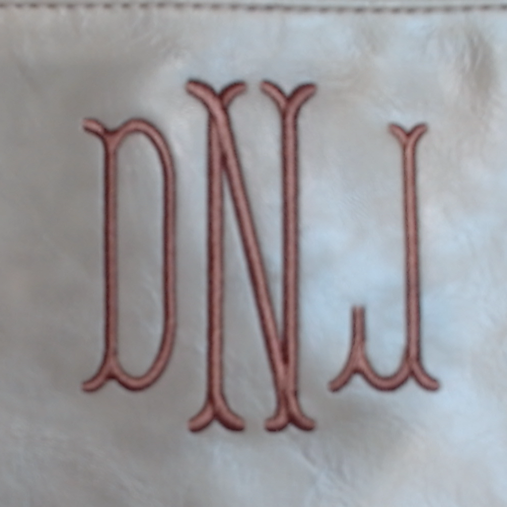 BLOOPER BAG: Monogrammed Wristlet