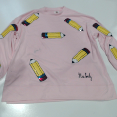 BLOOPER CLOTHING: Monogrammed Sequin Teacher Sweatshirt