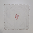 BLOOPER ACCESSORY: Monogrammed Pillow Sham