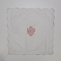 BLOOPER ACCESSORY: Monogrammed Pillow Sham