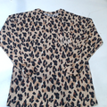 BLOOPER CLOTHING: Monogrammed Leopard Long Sleeve Shirt