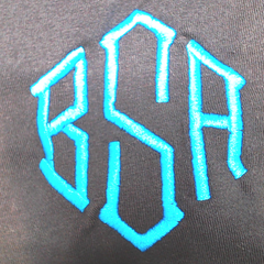 BLOOPER CLOTHING: Monogrammed Ruffle Top