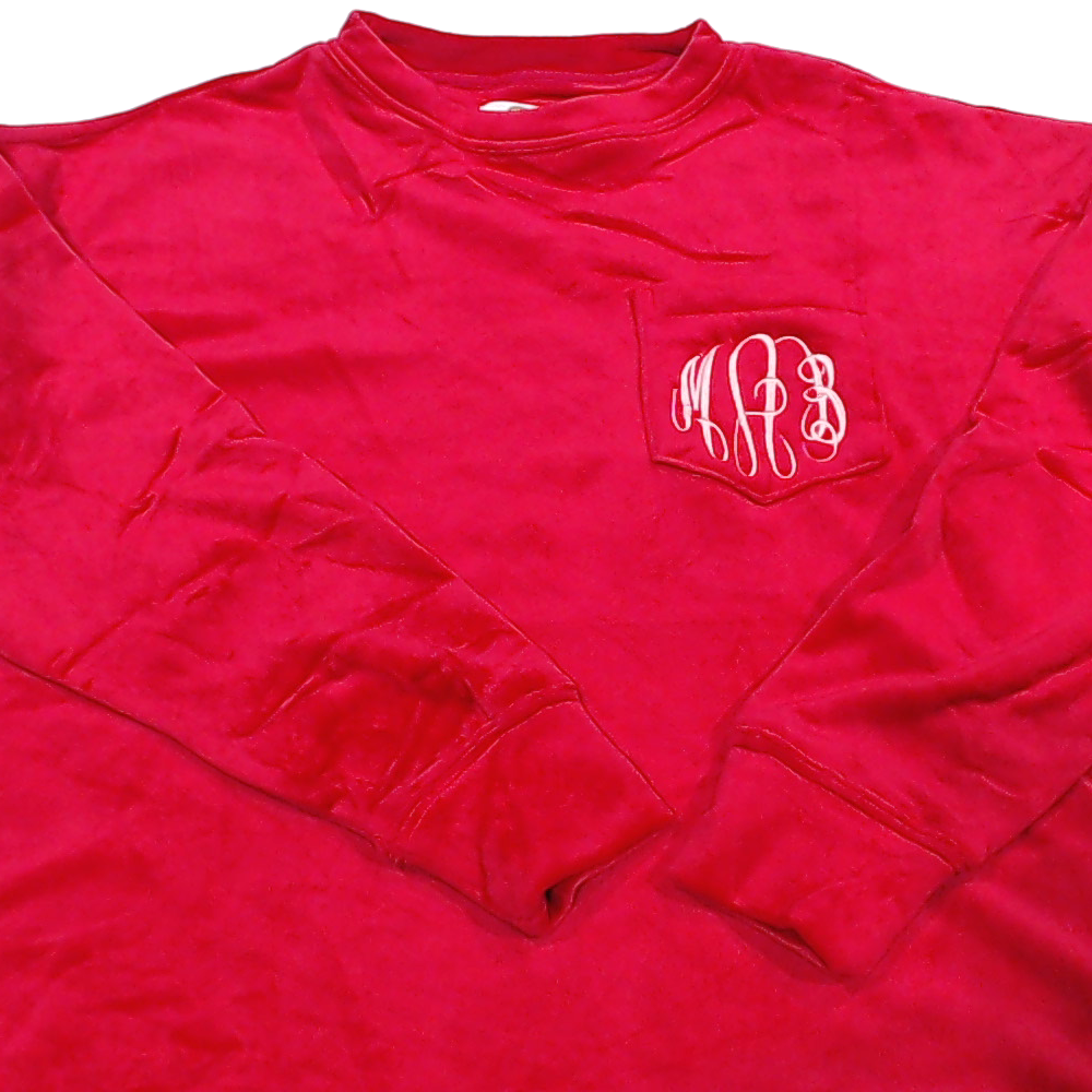 BLOOPER CLOTHING: Monogrammed Softspun Sweatshirt