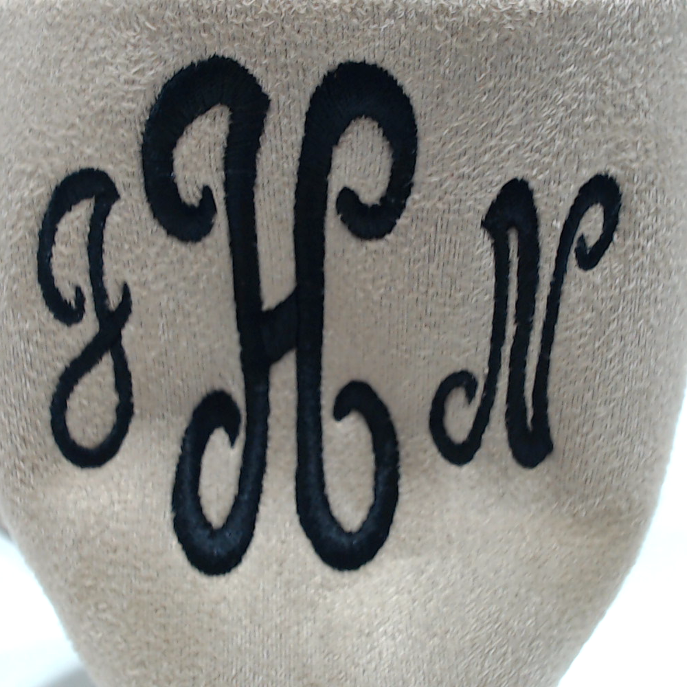 BLOOPER KIDS: Monogrammed Kids Sherpa Tie Booties