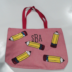 BLOOPER BAG: Monogrammed Sequin Tote Bag