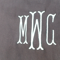 BLOOPER CLOTHING: Monogrammed Open Back Sweatshirt