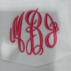 BLOOPER KIDS: Monogrammed Kids Short Sleeve Shirt