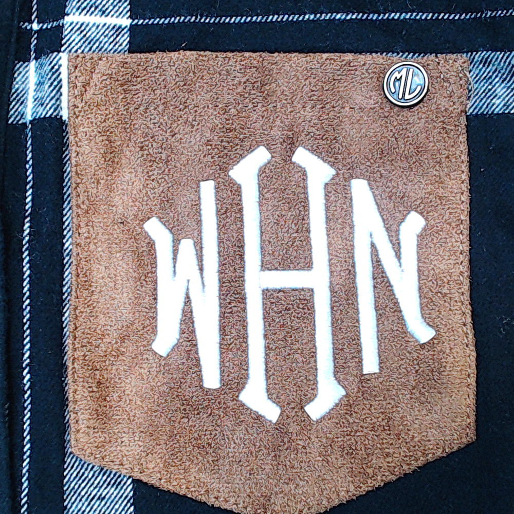 BLOOPER CLOTHING: Monogrammed Plaid Dress